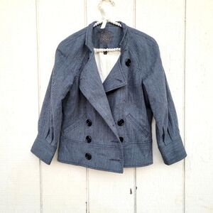 7 for all mankind grey jean jacket NWOT Sz M